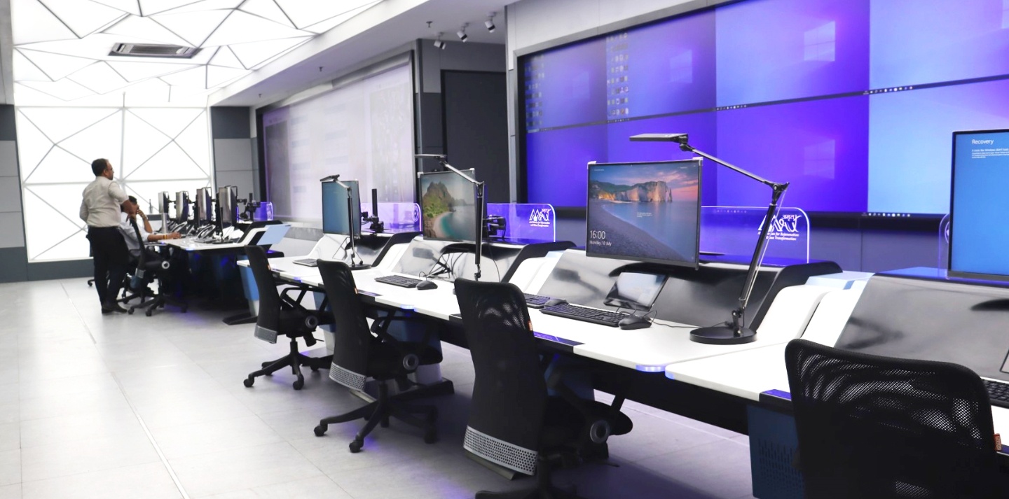 Control room Lucknow Jal Nigam
