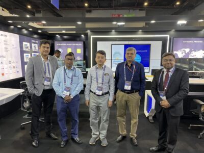 Jay singh ( GM S&T RVNL) , Sanjay Dungrakoti ( PED RVNL), Gajendra Singh Rawat ( Director Business Development)-min